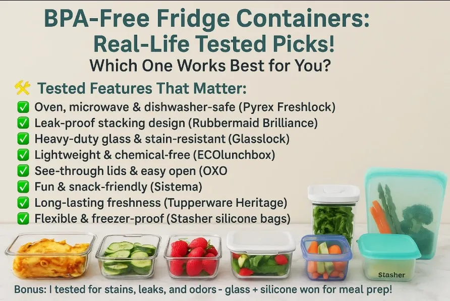 BPA-Free Fridge Containers Real-Life Tested Picks!