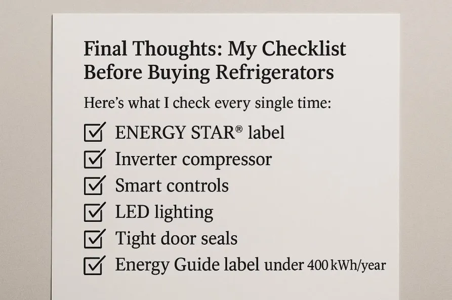 Final Thoughts My Checklist Before Buying