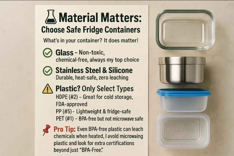 Material Matters Choose Safe Fridge Containers