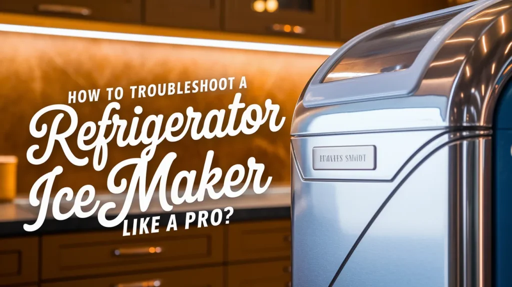How to Troubleshoot a Refrigerator Ice Maker Like a Pro?