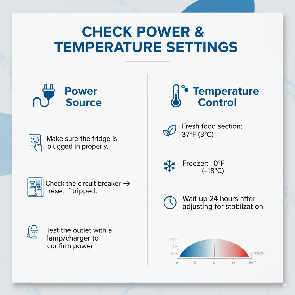 Check the Power Source and Temperature Control