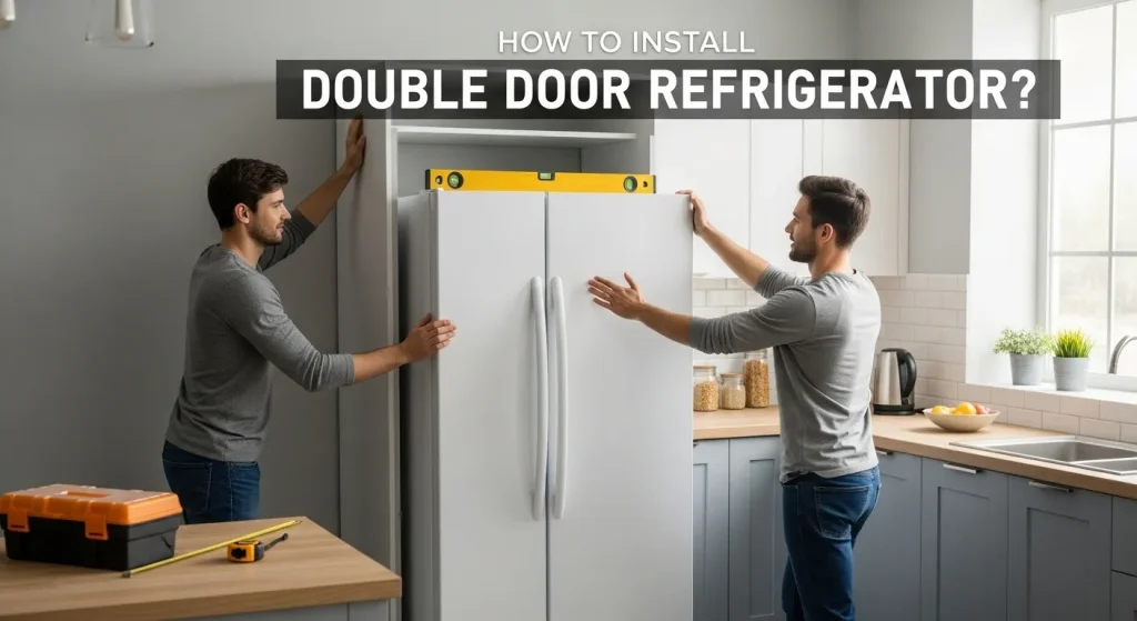How to Install Double Door Refrigerator
