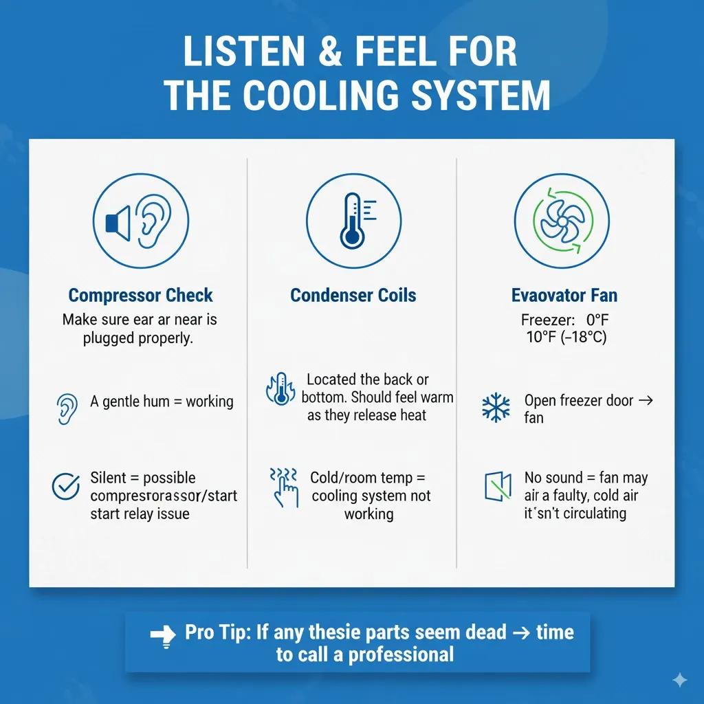 Listen and Feel for the Cooling System