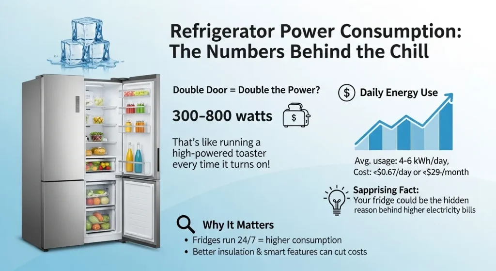 Refrigerator Power Consumption The Numbers Behind the Chill