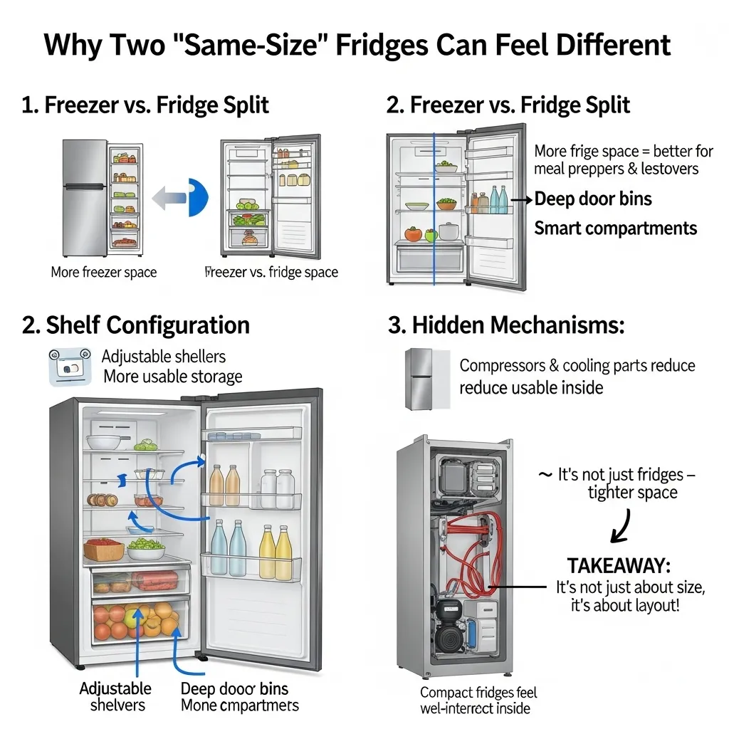 Why Two ‘Same-Size’ Fridges Can Feel So Different