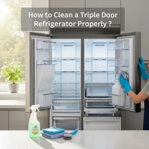 How to Clean a Triple Door Refrigerator Properly