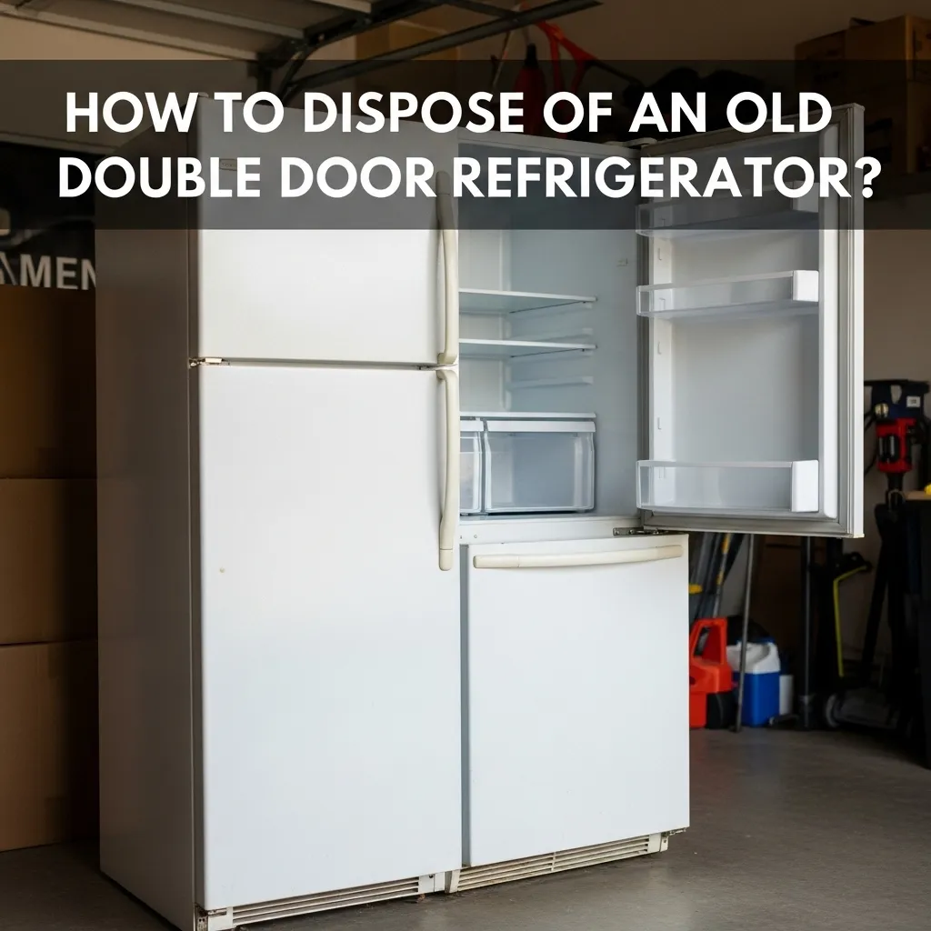 How to Dispose of an Old Double Door Refrigerator