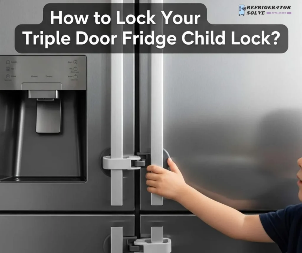 How to Lock Your Triple Door Fridge Child Lock