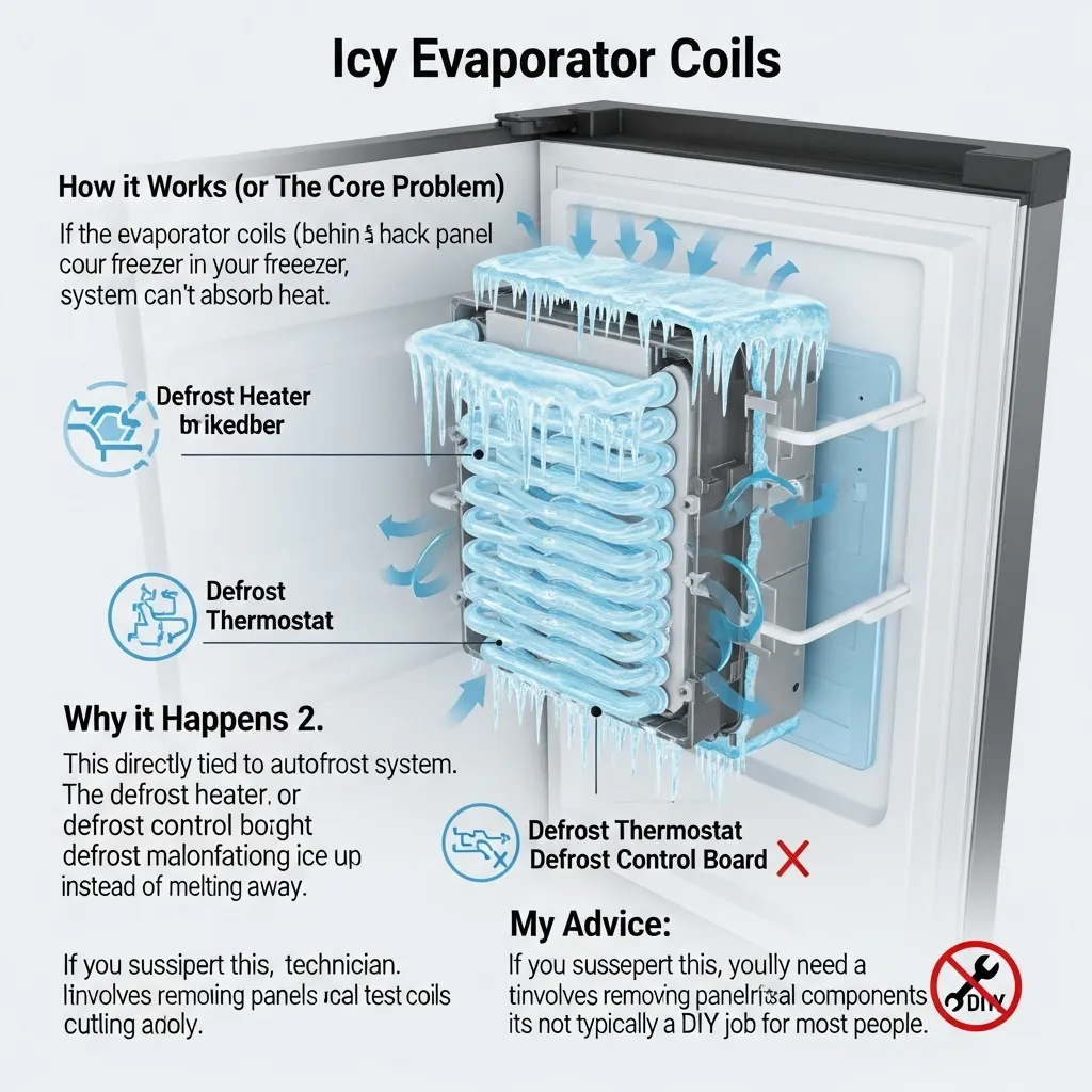 Icy Evaporator Coils