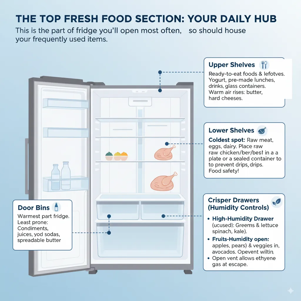The Top Fresh Food Section
