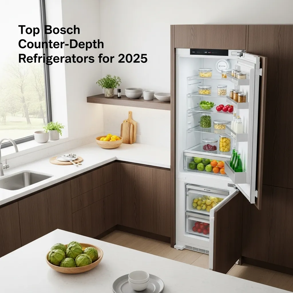 Top Bosch Counter-Depth Refrigerators for 2025