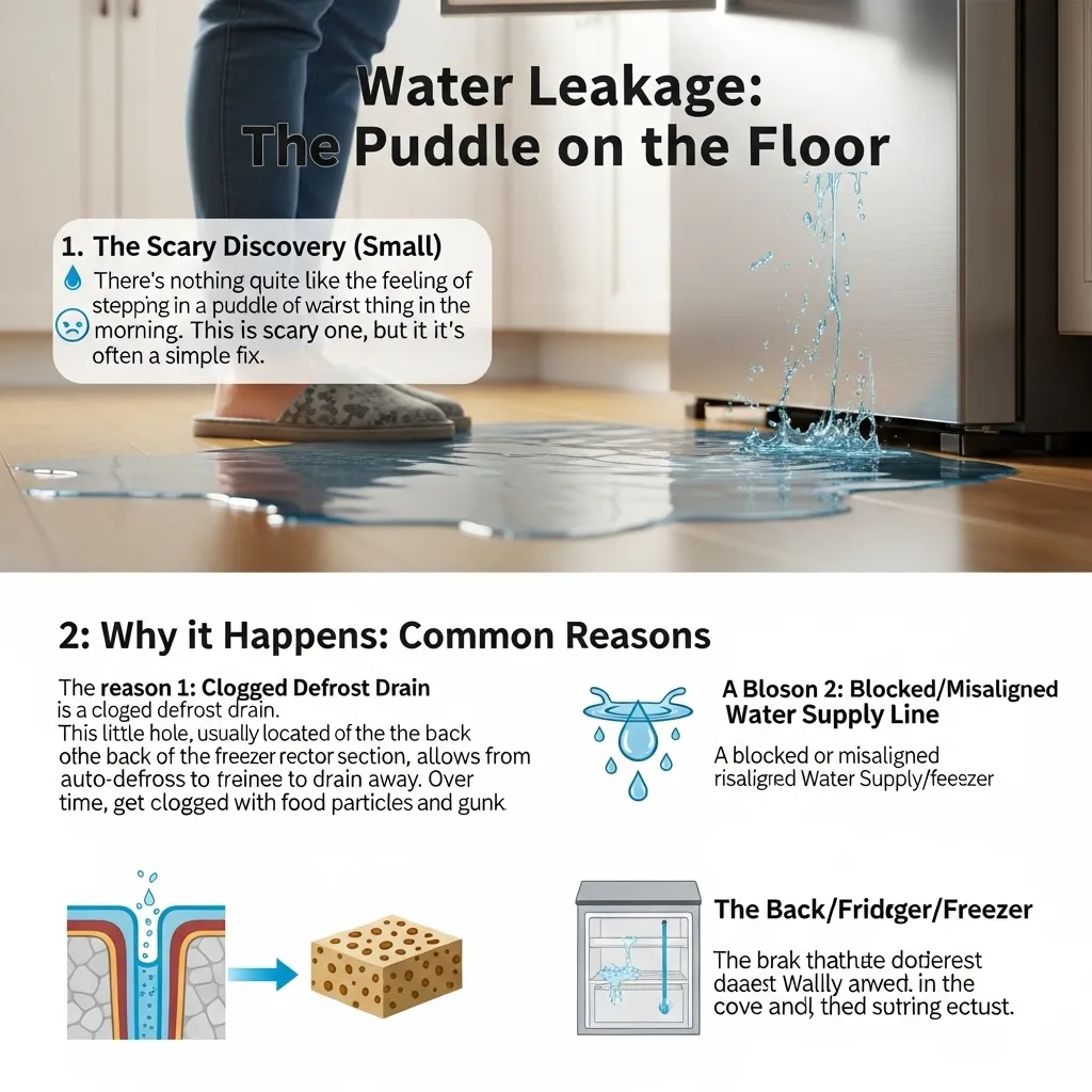 Water Leakage The Puddle on the Floor