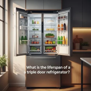 What is the lifespan of a triple door refrigerator