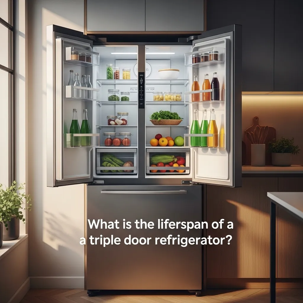 What is the lifespan of a triple door refrigerator