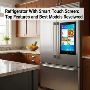 Refrigerator With Smart Touch Screen