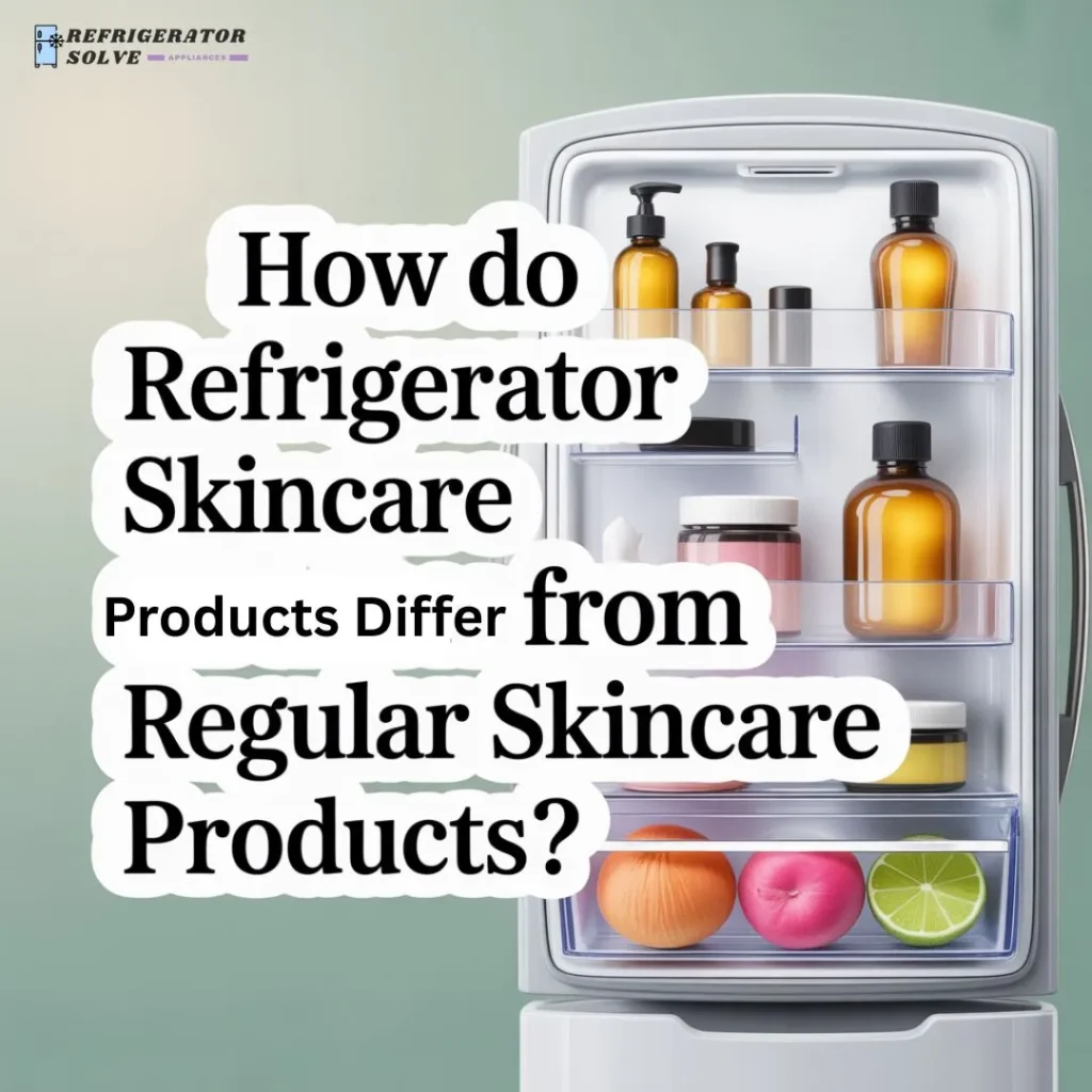 How Do Refrigerator Skincare Products Differ from Regular Skincare Products