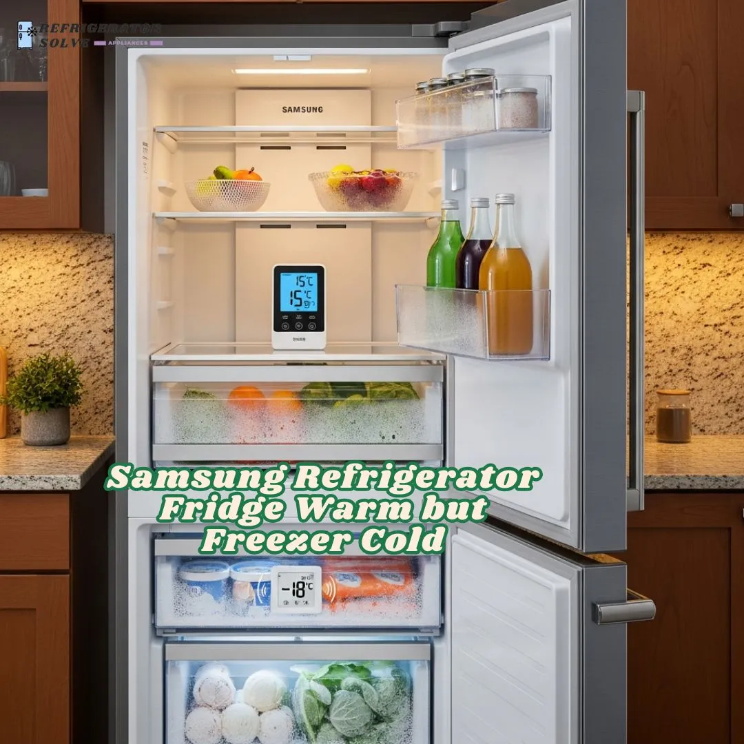 Samsung Refrigerator Fridge Warm but Freezer Cold