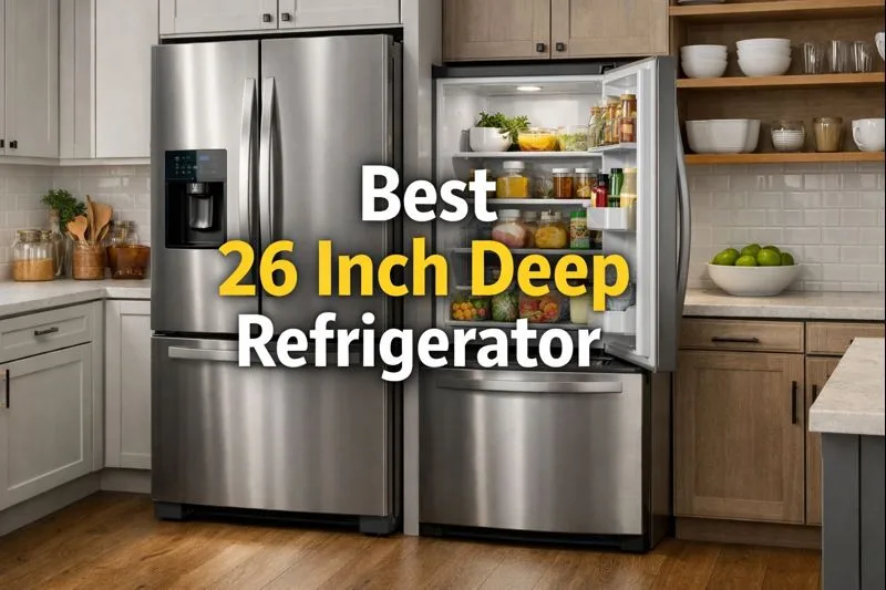 Best 26 Inch Deep Refrigerator