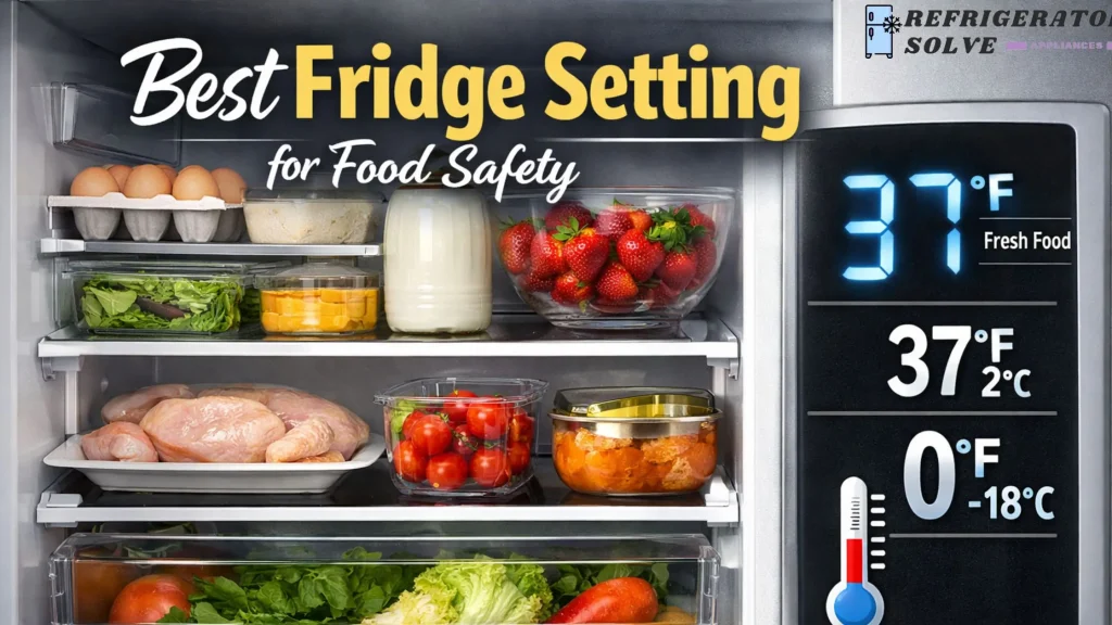 Best Fridge Setting for Food Safety