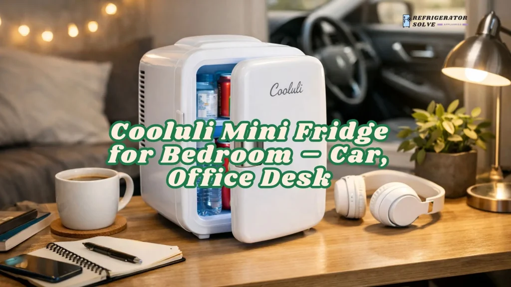 Cooluli Mini Fridge for Bedroom – Car, Office Desk