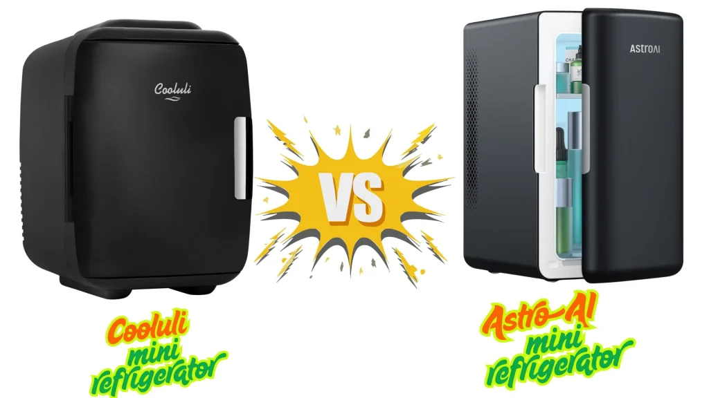 Cooluli mini fridge vs AstroAI mini fridge
