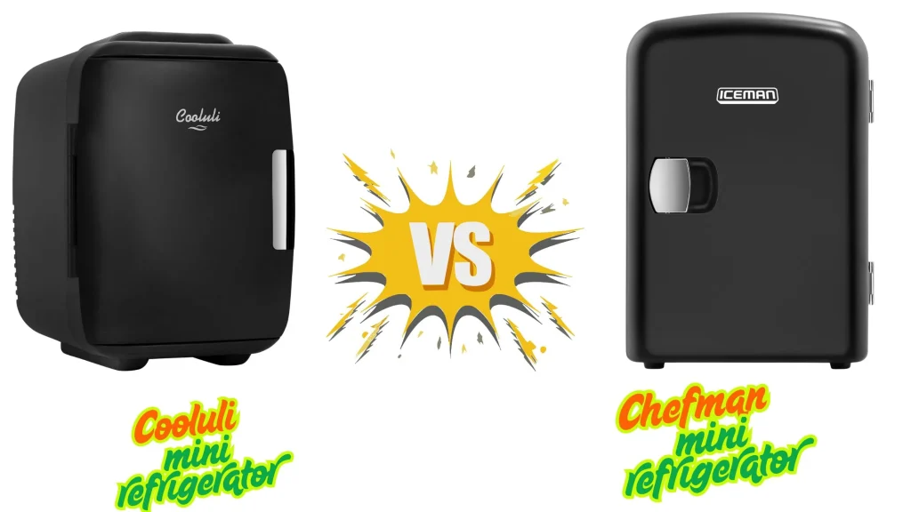 Cooluli mini fridge vs Chefman personal fridge