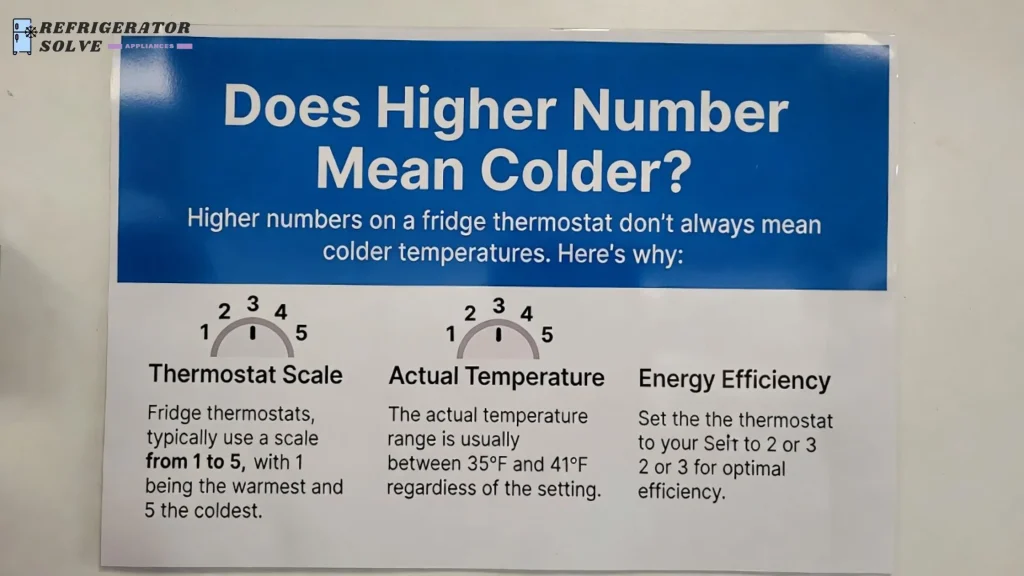 Does Higher Number Mean Colder Fridge