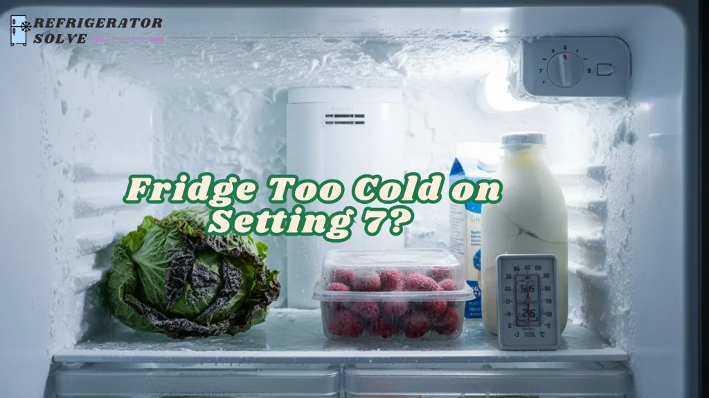 Fridge Too Cold on Setting 7