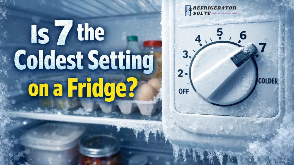 Is 7 the Coldest Setting on a Fridge