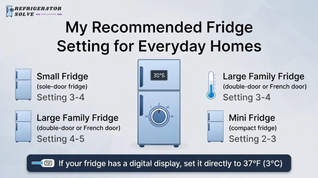 My Recommended Fridge Setting for Everyday Homes