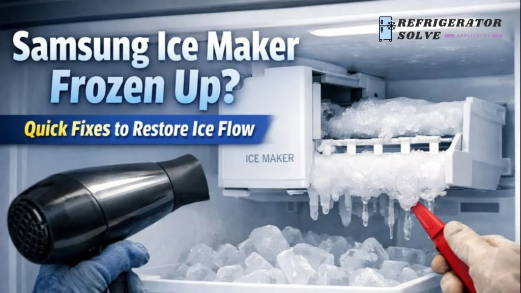 Samsung Ice Maker Frozen Up