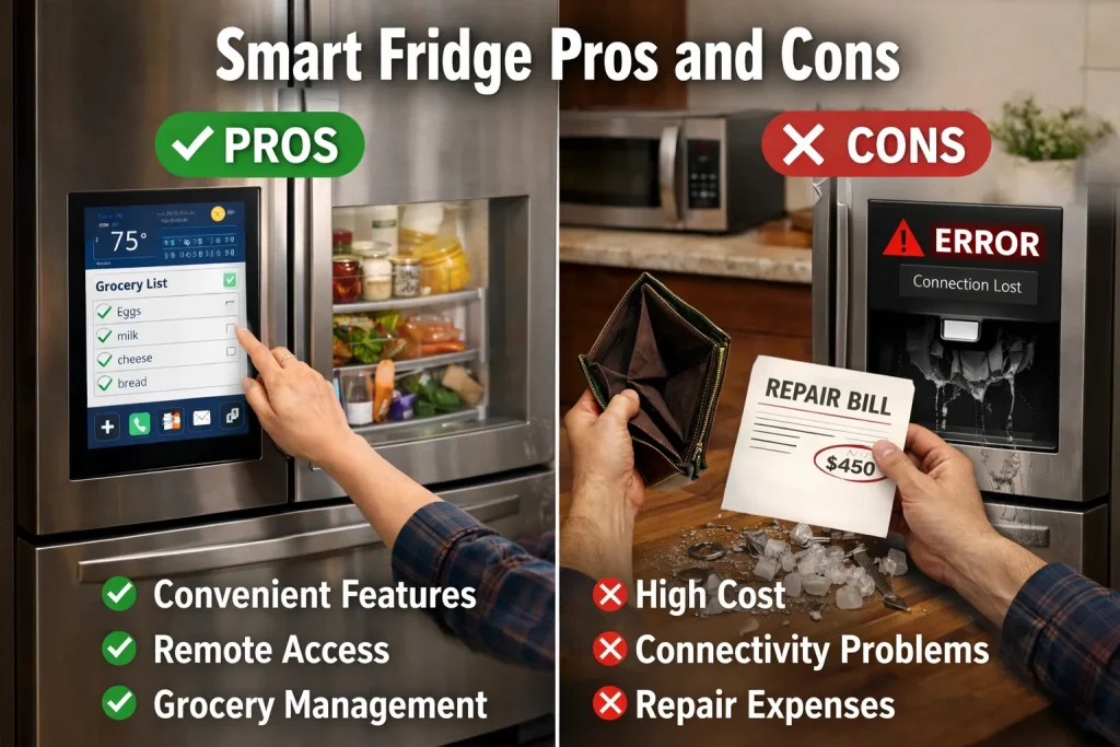 Smart Fridge Pros and Cons