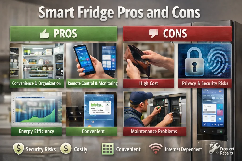 Smart Fridge Pros and Cons