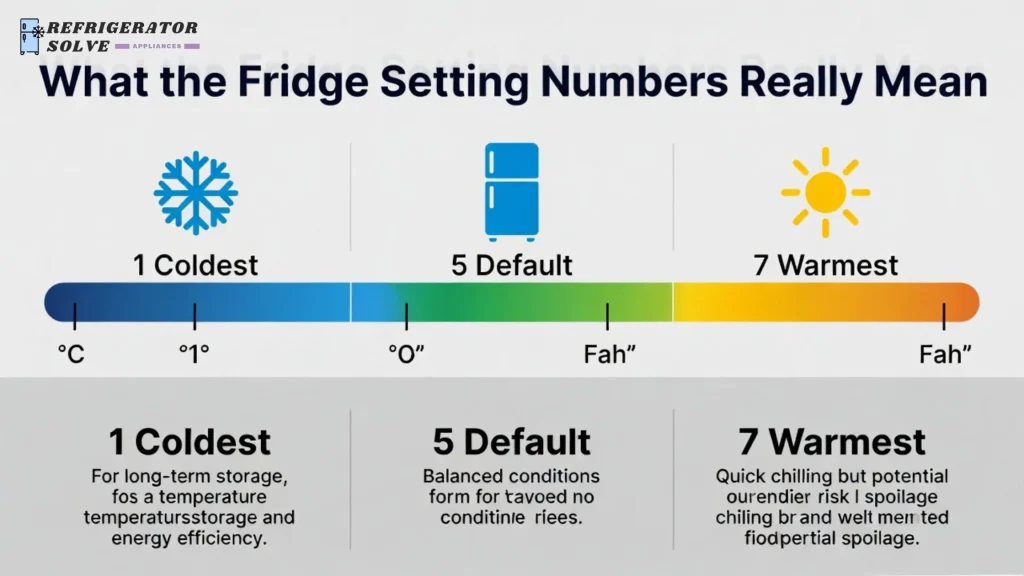 What the Fridge Setting Numbers Really Mean