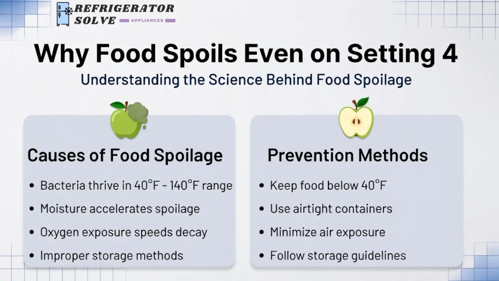 Why Food Spoils Even on Setting 4