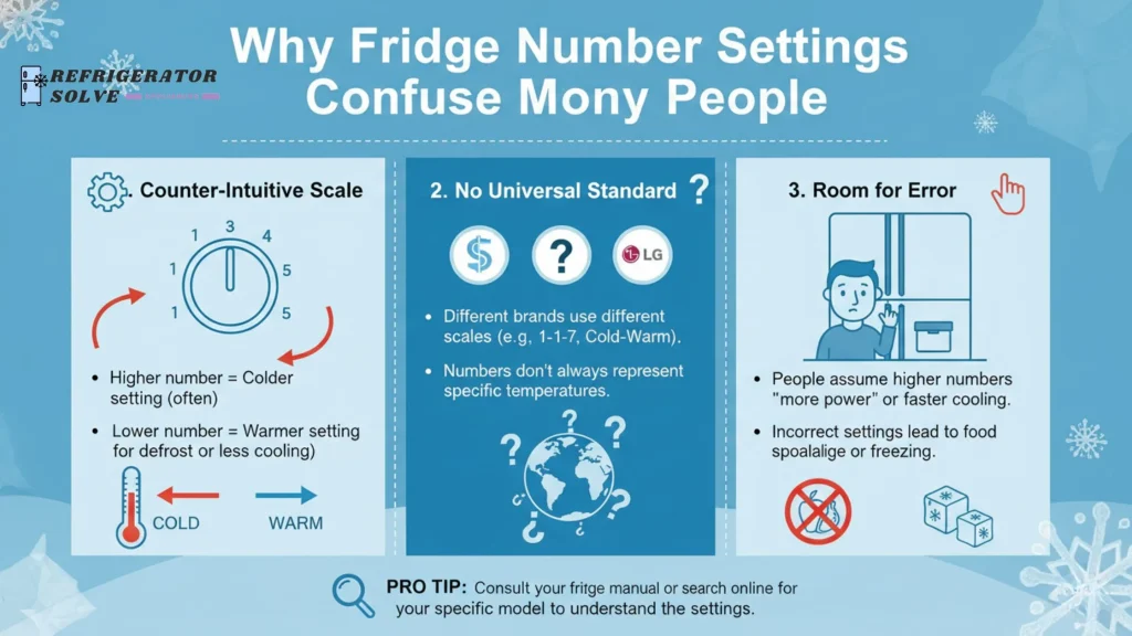 Why Fridge Number Settings Confuse So Many People