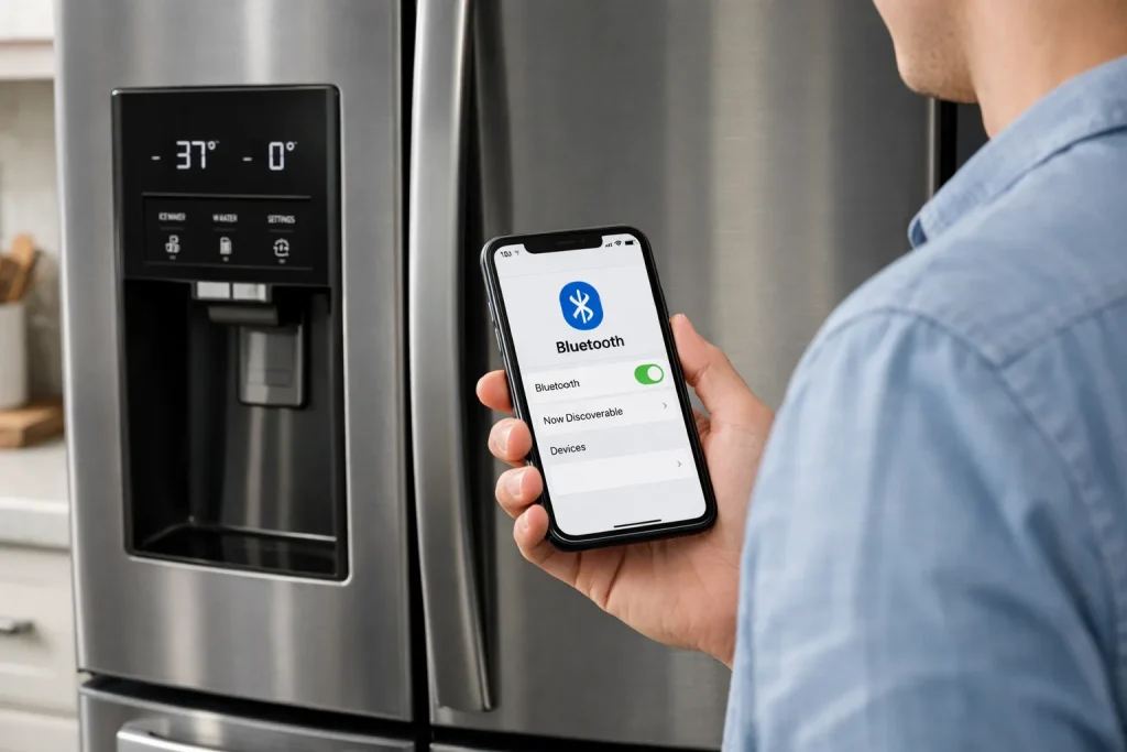 Connecting to the smart fridge