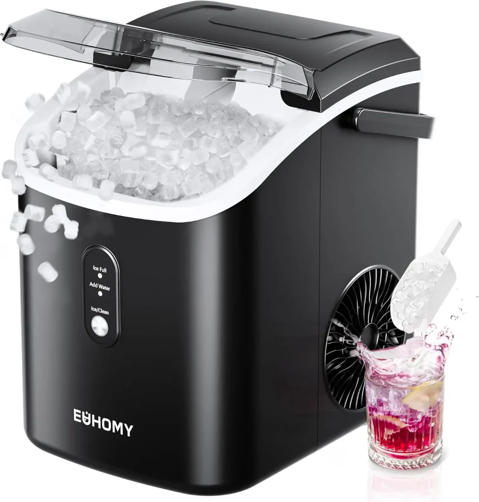 EUHOMY Countertop Ice Maker 34lbs