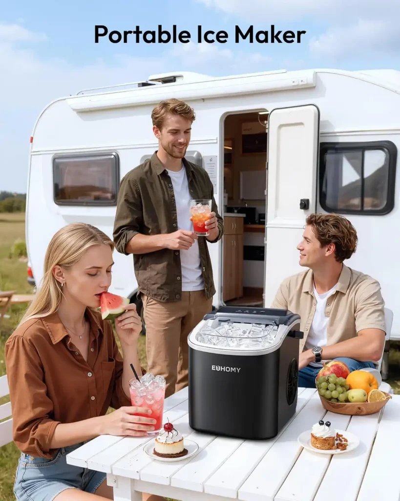 EUHOMY Portable Ice Maker