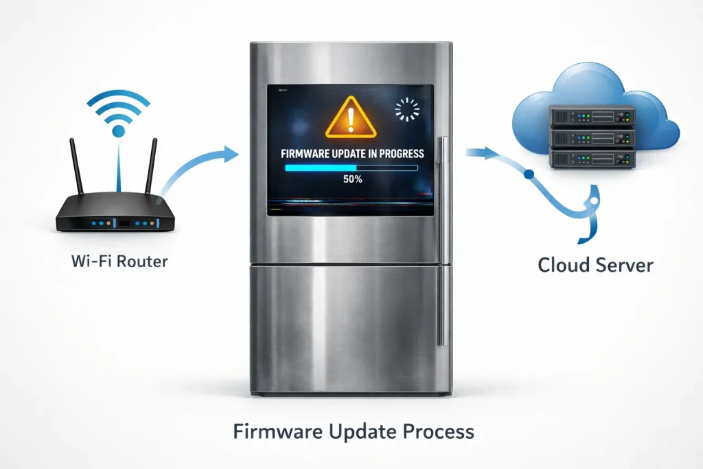 Firmware update in progress illustration