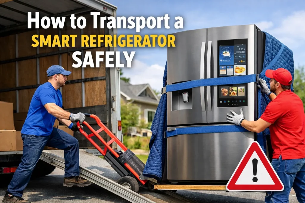 How to Transport a Smart Refrigerator Safely