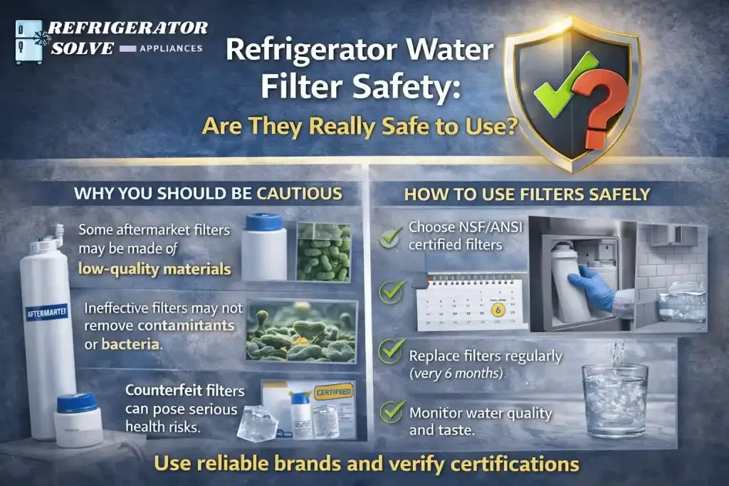 Refrigerator Water Filter Safety guide
