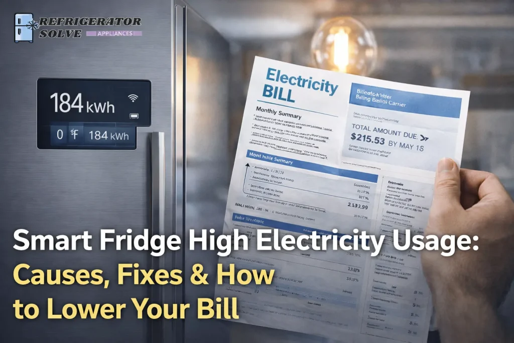 Smart Fridge High Electricity Usage