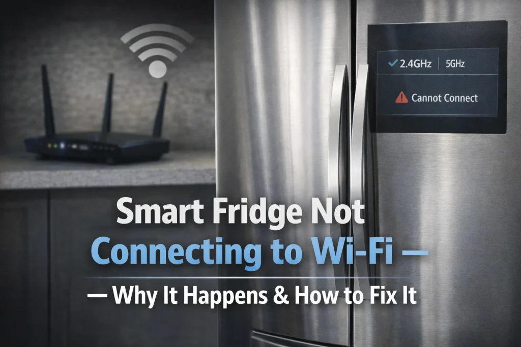 Smart Fridge Not Connecting to Wi-Fi