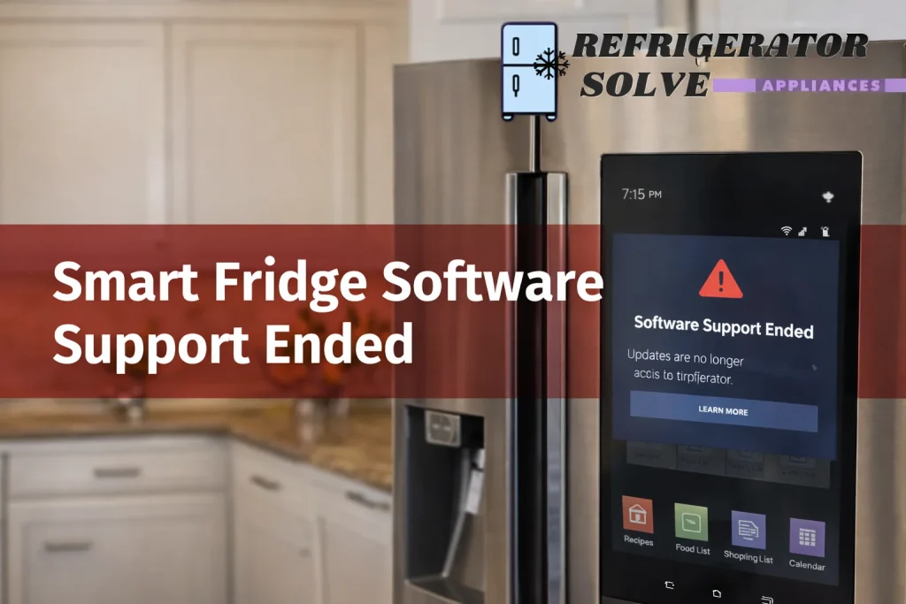 Smart Fridge Software Support Ended