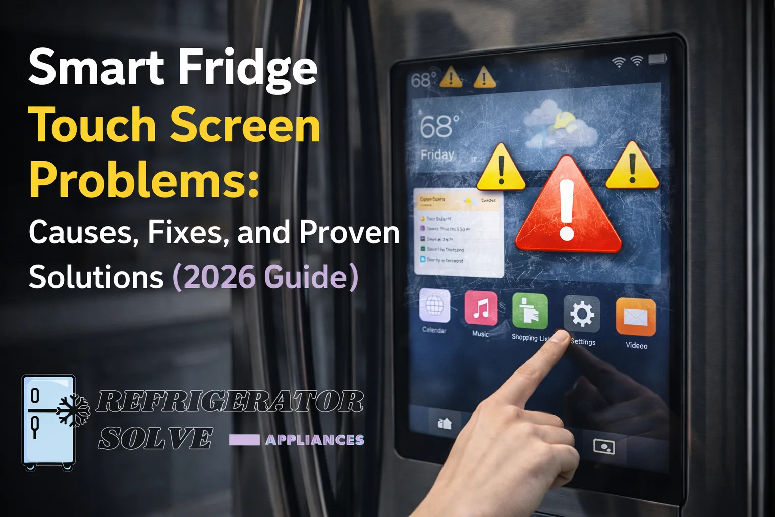 Smart Fridge Touch Screen Problems: Causes, Fixes
