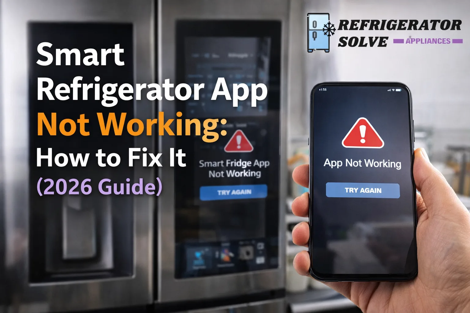 Smart Refrigerator App Not Working: How to Fix It-2026 Guide