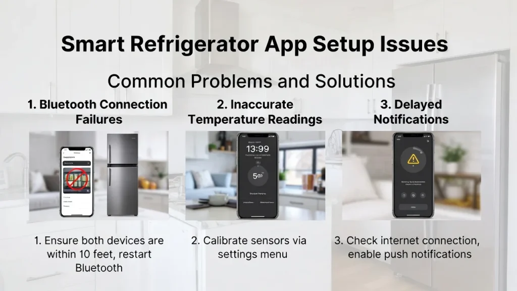 Smart Refrigerator App Setup Issues