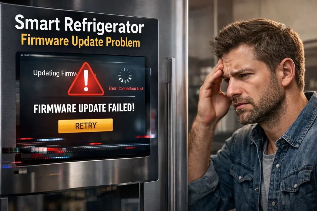 Smart Refrigerator Firmware Update Problems