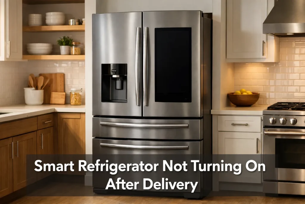 Smart Refrigerator Not Turning On After Delivery